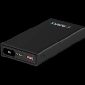Resim eNeRX Powerbank 20000 mAh 2.1 Amper Dijital Göstergeli ENR-P20188DC Siyah 