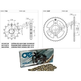 Resim Ognıbene Dişli Zincir Kit Honda 125 Cbr R 12-13 