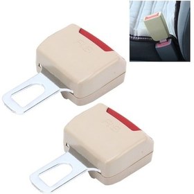 Resim 2 Adet Rs-01 Universal Araç Emniyet Kemeri Uzatma Tokası Haki A 