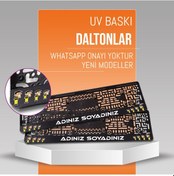 Resim Daltonlar Plakalık, 2 Adet Premium Uv Baskı, Plakalıkhane 