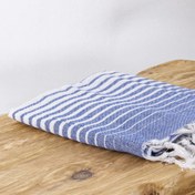 Resim Homedius Alagra Pamuklu Peştemal 100x170 cm Mavi 