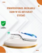 Resim woodhub Pratik taşınabilir buharlı ütü, hızlı ısınma ve aksesuar seti ile kullanıma hazır 