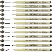 Resim 12-Pack Çizim Kalemi: Anime, Eskiz, Kaligrafi ve Daha Fazlası İçin Mükemmel - Sanat Malzemeleri Sanatçılar, Tasarımcılar ve Ofis/Okul Kullanımı İçin 