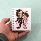 Resim Festival Çiftleri Karikatürlü Defter 