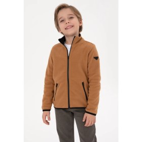 Resim U.S. Polo Assn. Erkek Çocuk Camel Örme Hırka 50313853-VR233 