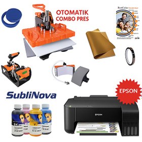 Resim Epson Süblimasyon Combo Transfer Baskı Seti 