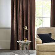 Resim Premier Home Sedef Süet Fon Perde Kahve 170x270cm 