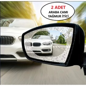 Resim ANI OFİS KIRTASİYE A K 2 adet Araba Yağmur Geçirmez Film, Yan Camlar ve Dikiz Aynaları için Anti-sis Nano Film 