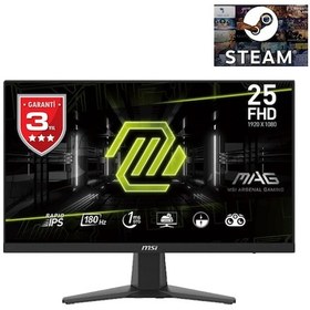 Resim Msı Mag 256F 24.5" 180 Hz 1 Ms Hdmı Dp Type-c Adaptive Sync Gaming Monitör 