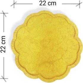 Resim Teknotrust Çiçek Desenli Tepsi Silikon Kalıp - Epoksi Döküm Için Premium Seri Silikon - 22 cm 