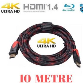 Resim HDMI Kablosu Altın Uçlu 1.4b 3D 10 Metre HDMI Kablosu AL - 4241 