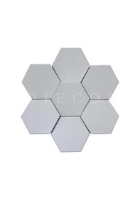 Resim Diecor Norm 3 Boyutlu Dekoratif Benzersiz Duvar Paneli Beyaz 16 X 14 Model:xa08 