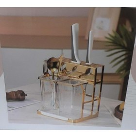 Resim Konak Züccaciye Abril Stantlı 2li Kare Kaşıklık 