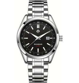 Resim Fochsia Lıge Kadınlar İçin Şık Turkuaz Kadranlı Kasa Ve Bilezikli Tarih Gösteren Kol Saati Silvery Black Diğer 