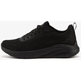 Resim Skechers Bobs Squad Chaos - Face Off Siyah Kadın Spor Ayakkabı 117209 BBK 