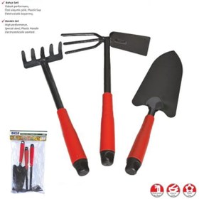 Resim TeknoKesgin Desa Bahçe Seti - Kürek, Tırmık, Çapa 