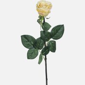 Resim Yapay Tek Dal Gül Sarı 50cm 