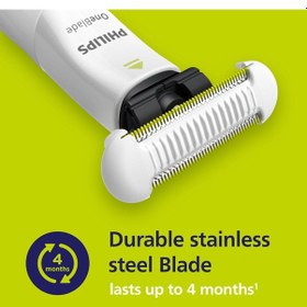 Resim Philips Oneblade Skin Protect Yedek Bıçak, Oneblade Elektrikli Tıraş Makinesi Ve Düzeltici İçin, Dayanıklı Paslanmaz Çelik, Ekstra Cilt Korumalı Trim Ve Tıraş, 2 Sayı, Qp229/50 