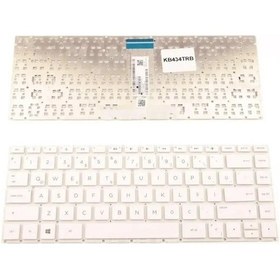 Resim HP Uyumlu X360, 14-Ba, 14-Bs Serisi Notebook Klavyesi (Beyaz Tr) - 549289491 