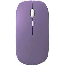 Resim Microcase 1600 Dpı Şarj Edilebilir 2.4 Ghz Çift Modlu Bluetooth Kablosuz Mouse - Model AL2675 Mor 
