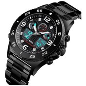 Resim Yingfu Skmeı 1538 Çok Fonksiyonlu Kadran Saat, Siyah-çelik Kemer, Erkekler Spor, Elektronik, Rahat, Çok Renkli Çok Renkli 