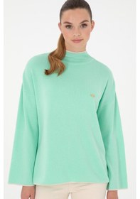 Resim U.S. Polo Assn. Kadın Mint Balıkçı Yaka Kazak 50297069-VR090 