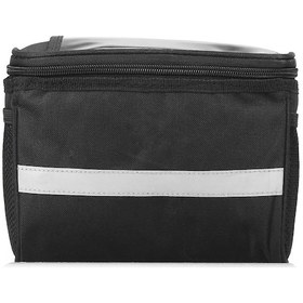 Resim Reedark Bisiklet Ön Çantası - Yalıtımlı, Reflektörlü, 600d Kumaş, Mtb İçin Siyah 