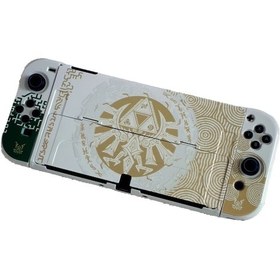 Resim Jzcat Nintendo Switch Oled Kılıf Oyun Temalı Bölünmüş Kılıf-oz81 
