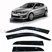 Resim Renault Megane 3 Hb Cam Rüzgarlığı 2010-2016 Kasa Uyumlu 4Lü Set 