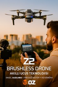 Resim Munico Mini Drone – 8K/4K Çift HD Kamera, Fırçasız Motor, Optik Akış Konumlandırmalı | Katlanabilir 