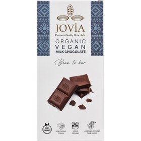 Resim JOVİA Organik Çikolata - Vegan Sütlü 85g 