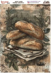 Resim Pirinç Dekopaj Kağıdı 30x42cm Pt-497 Ekmek 