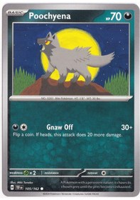Resim Poochyena 105/162 - Temporal Forces - Pokemon Kartı Mint 