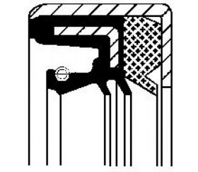 Resim CORTECO Xmpdby Şanziman Prizdirek Keçesi Astra F-Vectra A-Corsa A-B-Kadett-Ascona 21X32X7 F10-F13-F17 Şanziman 01019153B 