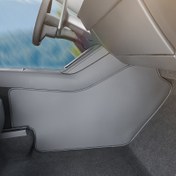 Resim Güncellenmiş Tesla Model Y3 için uygun, orta konsolun her iki tarafı koruma özellikli, anti-kick iç aksesuarlar, kolay montaj ve temizlik 