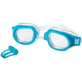 Resim 26034 Bestway Çocuk Yüzücü Gözlüğü, Burun Mandalı Ve Koruyucu Kulak Tıkacı Seti 7+ Çok Renkli 