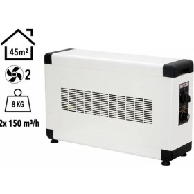 Resim HBB4000K Heatbox Board 4000 Watt Monofaze Elektrikli Fanlı Isıtıcı Krem 