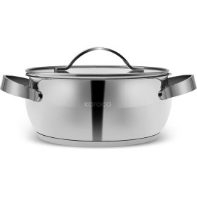 Resim Karaca Kuzina Indüksiyon Tabanlı Çelik Tencere 18 cm 2, 0 Lt 
