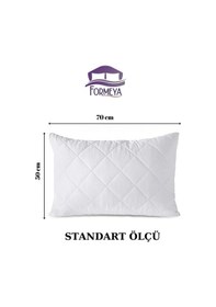 Resim Formeya Pamukkale Alez Kapitone Yastık Koruyucu 2'Li %100 Pamuk 50X70 