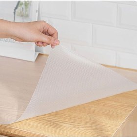Resim 3dprototürk Kaydırmaz Şeffaf Dolap Içi Ve Çekmece Içi Örtüsü 1000 X 45 Cm 10 Metre Dolap Çok Amaçlı Ev Ürünü Turuncu 