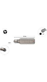 Resim Ceta Form Torq-Set Uçlu No 5 x 25 mm Bits CB/865 (1 Adet ) 