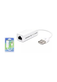 Resim Hadron Hdx5277 Usb 2.0 To Rj45 Ethernet Adaptörü 10/100 Mbps - Beyaz 