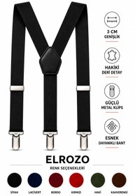 Resim ELROZO Pantolon Askısı 3 Klips Ayarlanabilir Elastik 