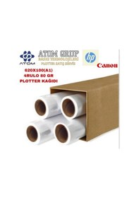 Resim HP Plotter Kağıdı 620 x 100 M 1 Koli 4 Adet 