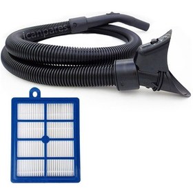 Resim Philips Uyumlu Fc 9225 Marathon Süpürge Hortumu Ve Hepa Filtre 