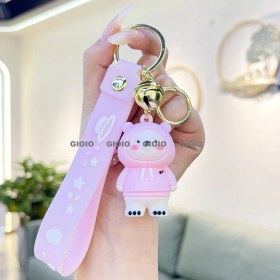 Resim Silver1 Gıoıo Anahtarlık Küçük Kolye Hediye Sevimli Üç Boyutlu Bebek Okul Çantası Çanta Çekicilik (Yurt Dışından) 