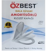 Resim ÖZBEST Klozet Kapak ( Amortisötlü ) Gala Süvari Model 