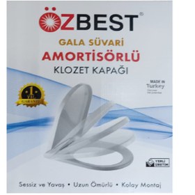 Resim ÖZBEST Klozet Kapak ( Amortisötlü ) Gala Süvari Model 