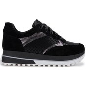 Resim Tamer Tanca Kadın Hakiki Deri Siyah Süet Sneakers & Spor Ayakkabı 775 383 Bn Ayk Y25 Syh Suet/dr Siyah-süet 