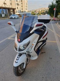 Resim Motocam Sym Gts Evo 250 Siperlik Ön Cam 2006 2013 Model 63cm Açıkfüme Renkli 4mm 10cm Daha Uzun 